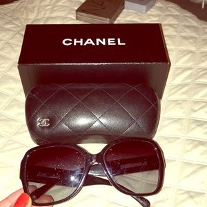 Black CHANEL sunglasses